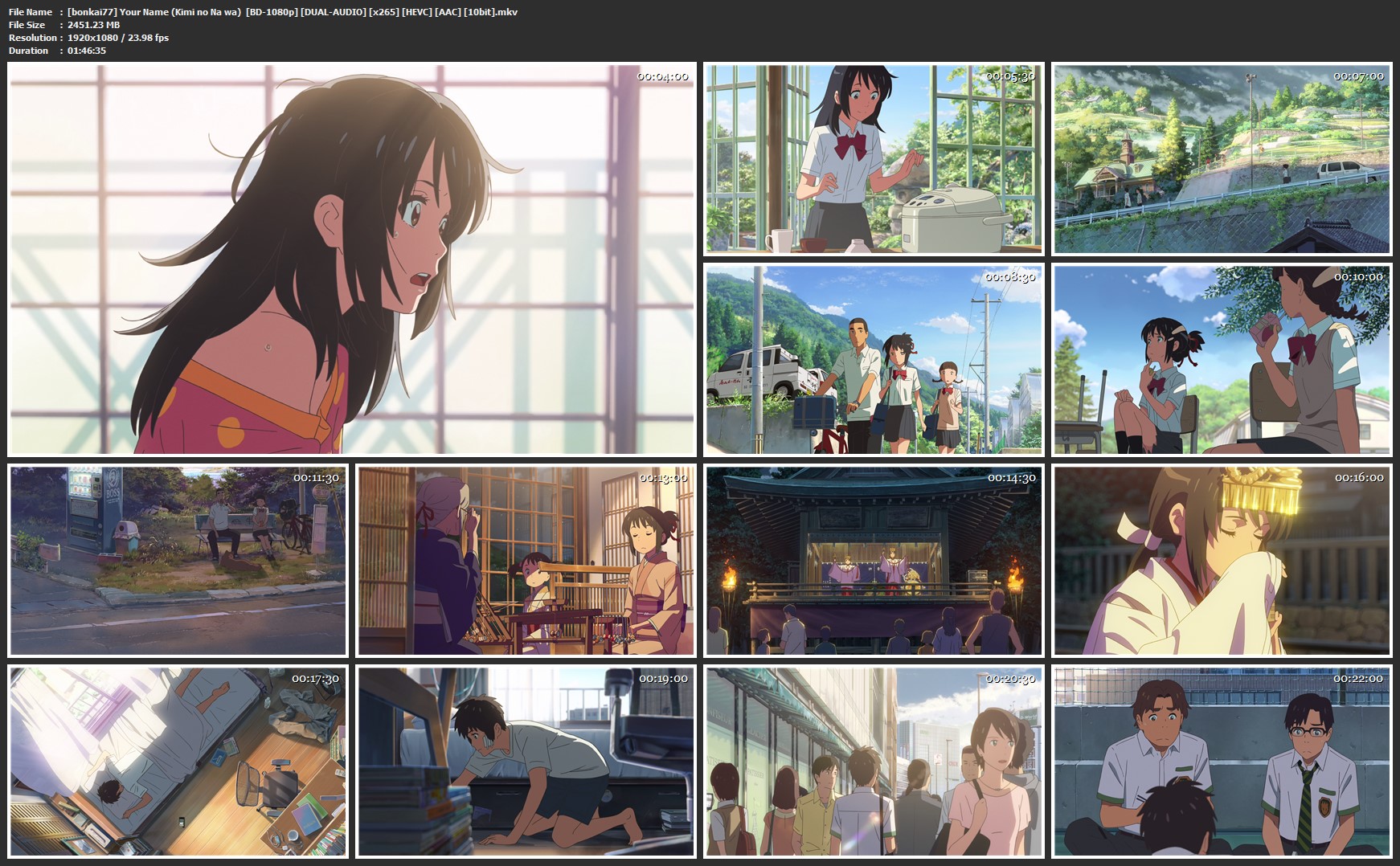 OtakuDown: Your Name (720p) - Dublado Download